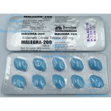 Препарат виагры 200 мг (малегра) - 50 таблеток