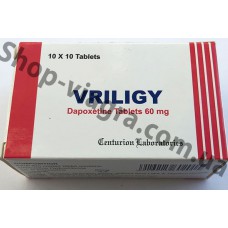 Дапоксетин (Вріліджі) 60 мг - 30 таблеток