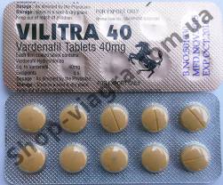 Таблетки левитры 40 мг