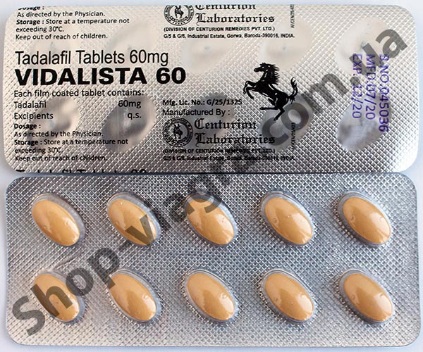 Таблетки Тадалафила 60 мг