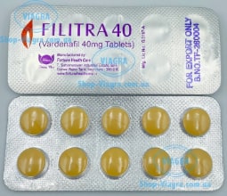 Таблетки Filitra 40 мг