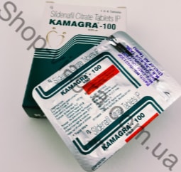 Камагра 4 таблетки по 100 мг силденафила